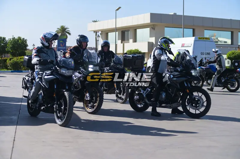 Valley ride adventure motorcycle Morocco scenery Valley ride adventure motorcycle Morocco scenery