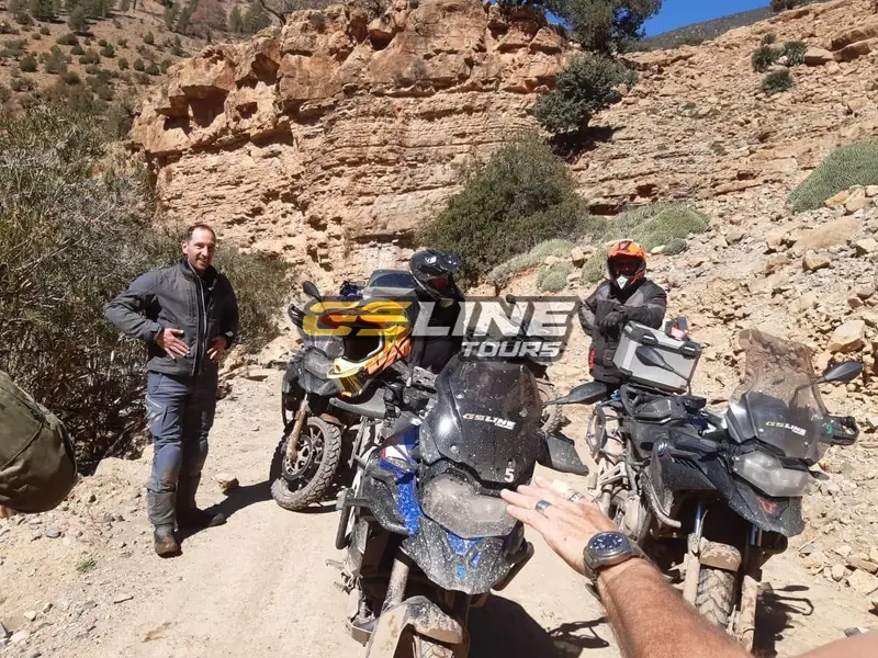 Moroccan desert landscape motorcycle tour Moroccan desert landscape motorcycle tour