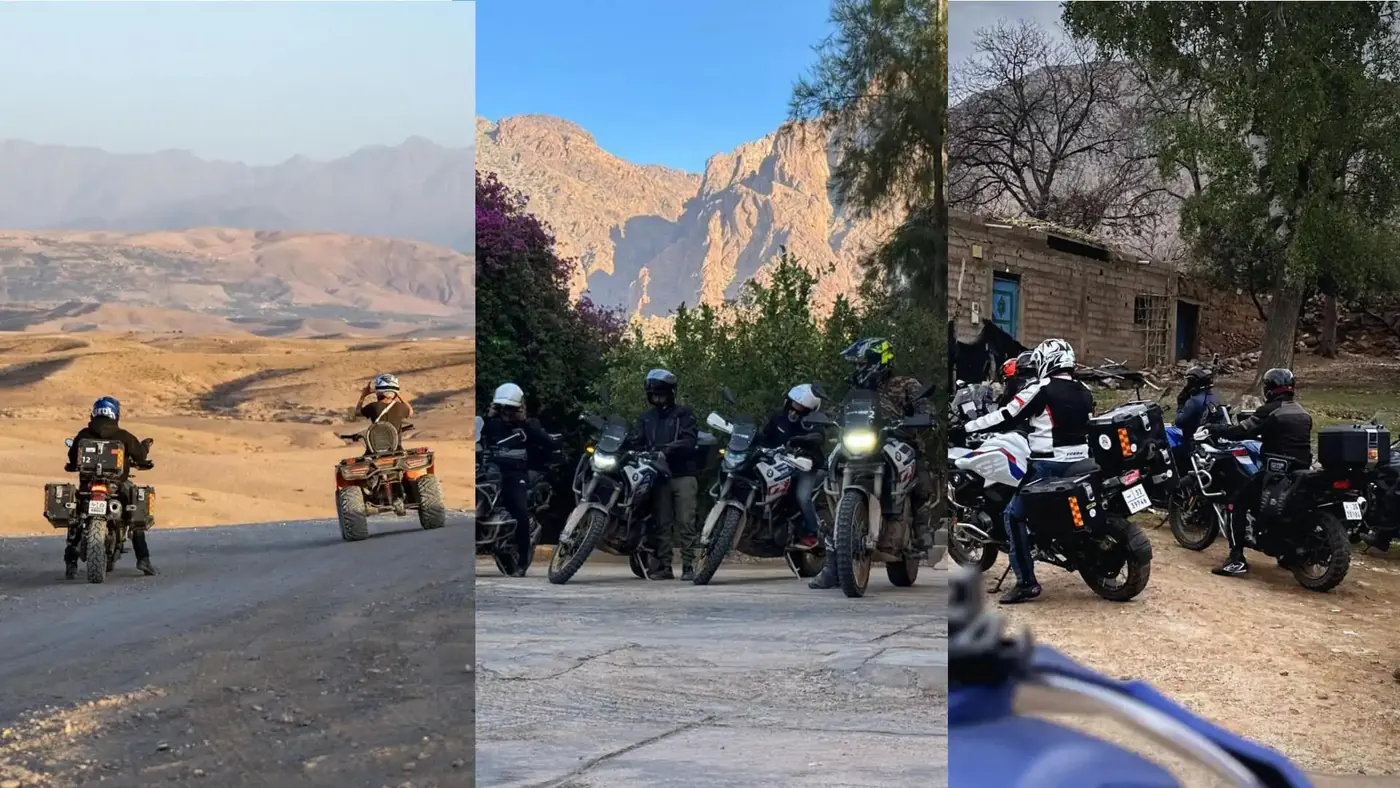 Guided motorcycle tour in Morocco — Atlas Mountains and Sahara Desert Guided motorcycle tour in Morocco — Atlas Mountains and Sahara Desert